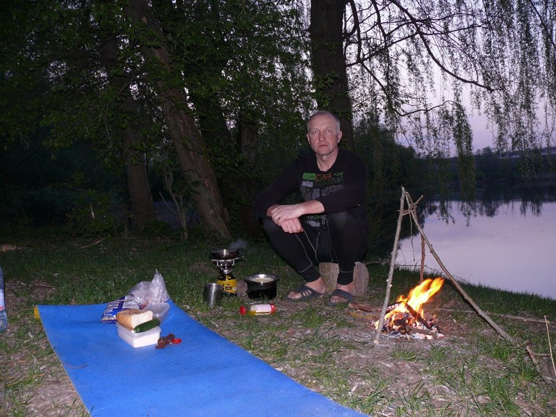 Ужин на берегу озера / Suppar at the lakeside