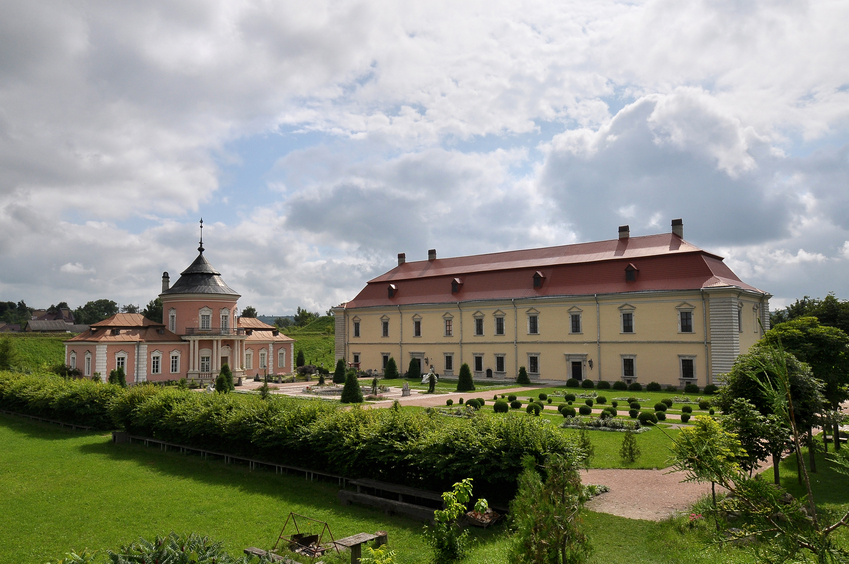 Inner court of Zolochiv castle