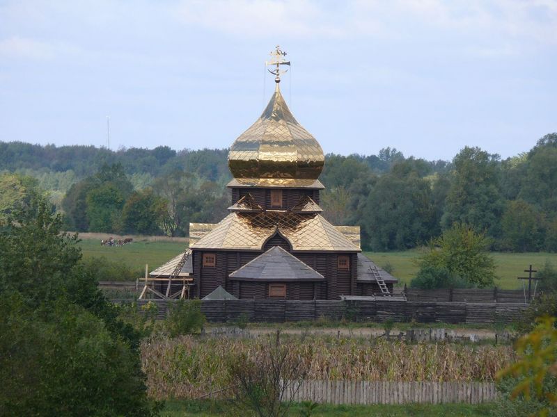 Храм в селе Полесское/Church in Polesskoye