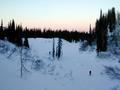 #8: Carl skiing back from confluence visit - Denali & Foraker in distance