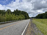 #10: Closest road to the confluence point, looking northeast.