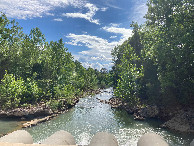 #12: Driving over the Petit Jean River, 1.7 km northwest of 35N 94W