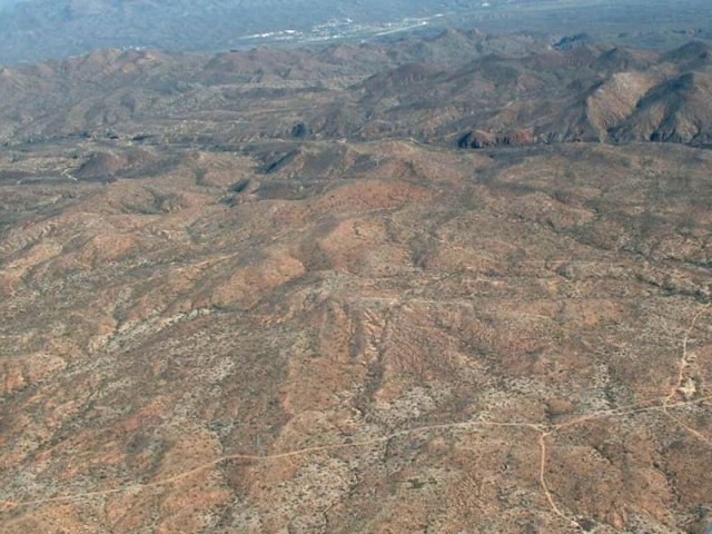 An aerial view taken on 08-Nov-2000