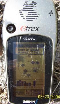 #1: GPS at the exact location of the confluence