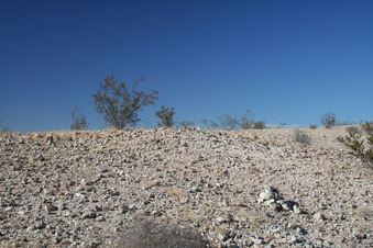 #1: looking north with previous visitor's rock cairn in view