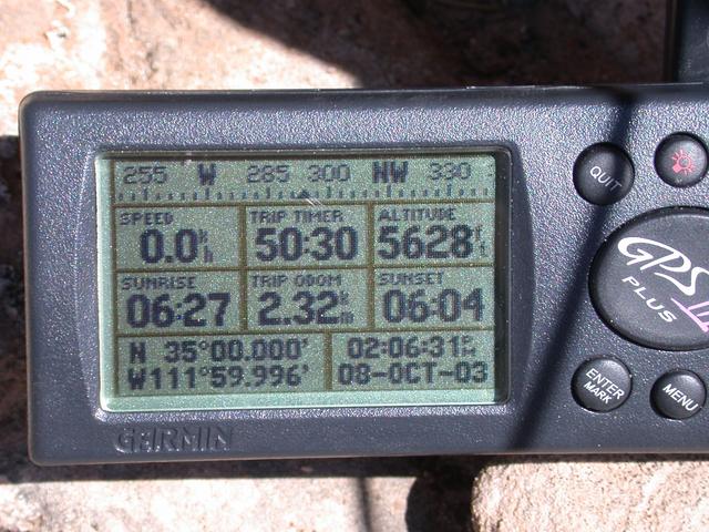 GPS Lat/Long, Altitude, Date/Time at Confluence