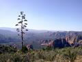 #6: View to SW of Sycamore Canyon Wilderness, from canyon rim