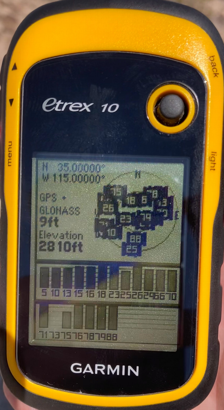 Zeroes on the GPS!