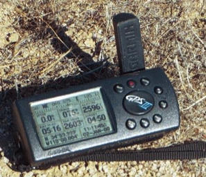 #1: Ross's GPS receiver's display at the confluence point