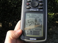 #6: GPS reading at the confluence point.