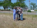 #2: Our group standing at 38N 121W
