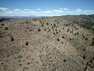 #9: View East, from 120m above the point