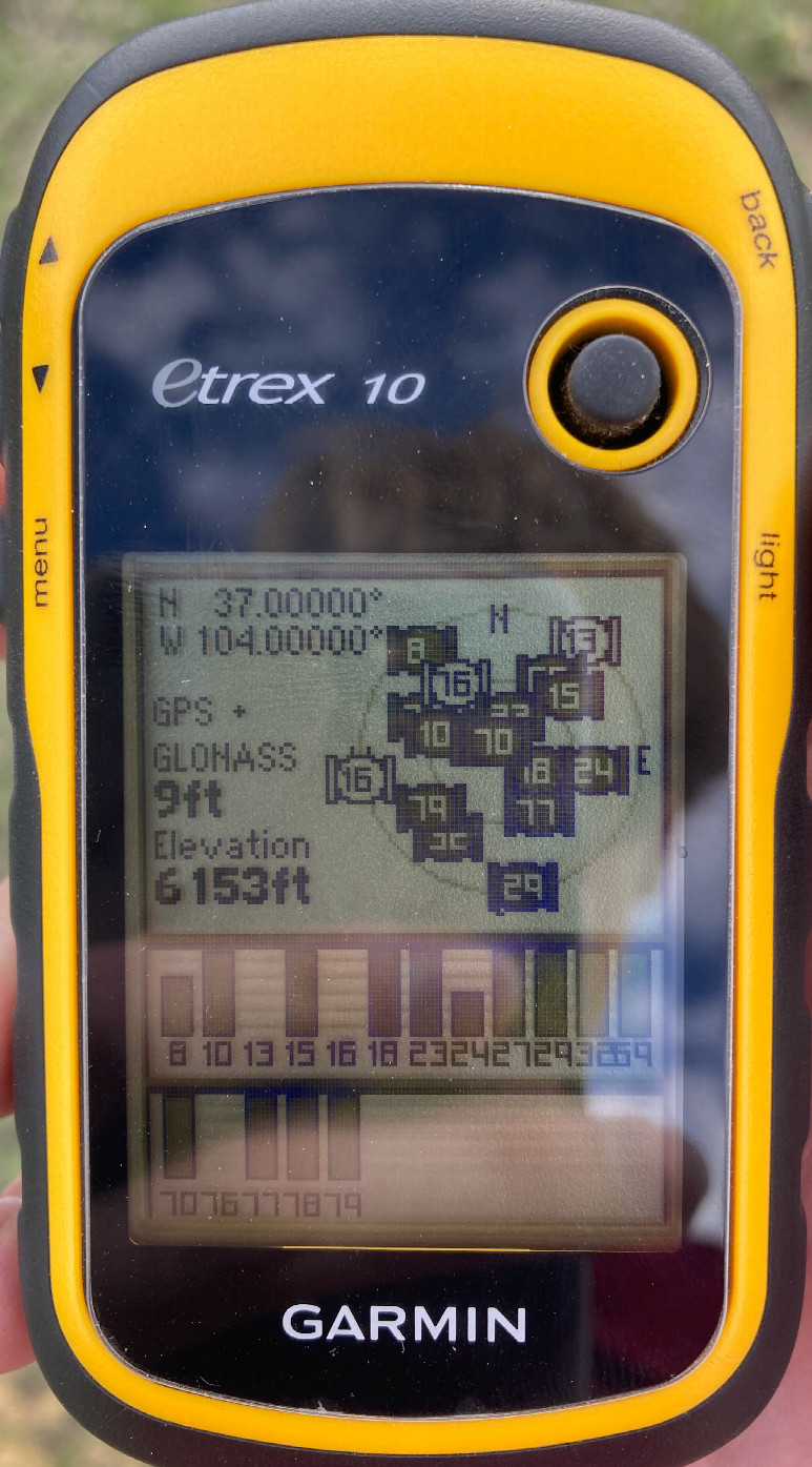 Zeroes on the GPS!