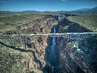 #12: The Rio Grande Gorge Bridge, that I passed en route from Taos