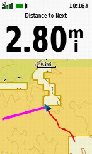 #2: My GPS receiver, 2.80 miles from the point