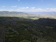 #8: View North (towards the town of Granby), from 120m above the point