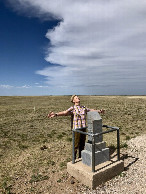 #10: June 21, 2022: Cynthia parts the clouds at Panorama Point, located about 50 miles almost due west!