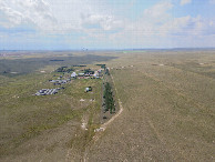 #11: View West (along the Colorado-Nebraska state line, with Wyoming to the top right), from 120m above the point