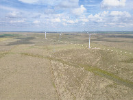 #9: View East (along the Nebraska-Colorado state line), from 120m above the point