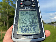 #2: GPS reading near the confluence site. 