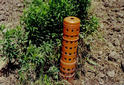 #4: Closeup of the orange drainage pipe on the confluence.