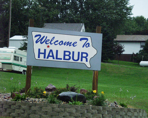 a view in the nearby town of Halbur