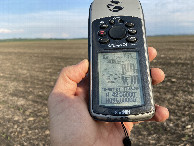 #2: GPS reading at the confluence point. 