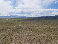 #11: View West (along the Utah-Idaho state line), from 120m above the point