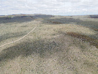 #9: View East, from 120m above the point