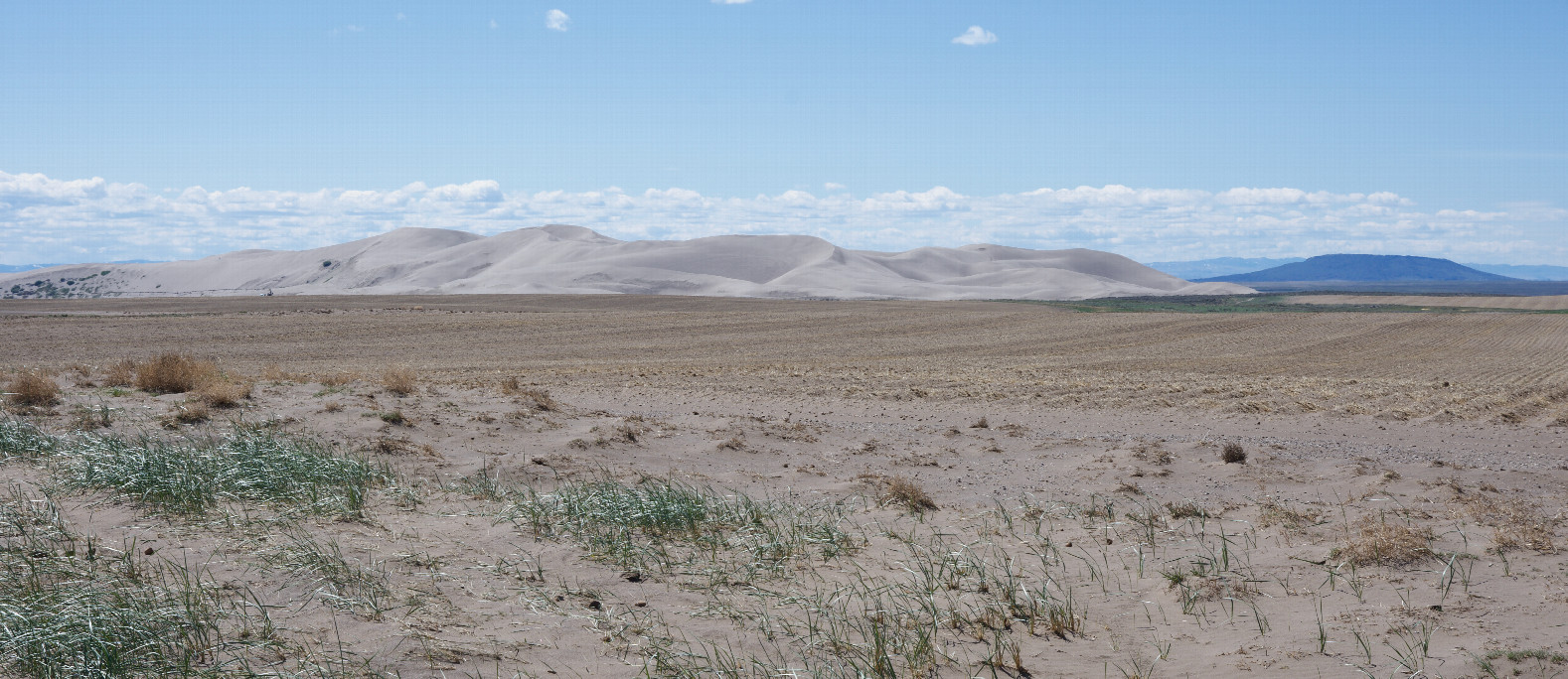 A closeup view of the St Anthony Dunes, to the South-Southwest