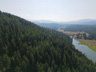 #11: View West (towards Washington state), from 120m above the point