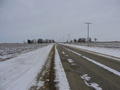 #3: East: icy road