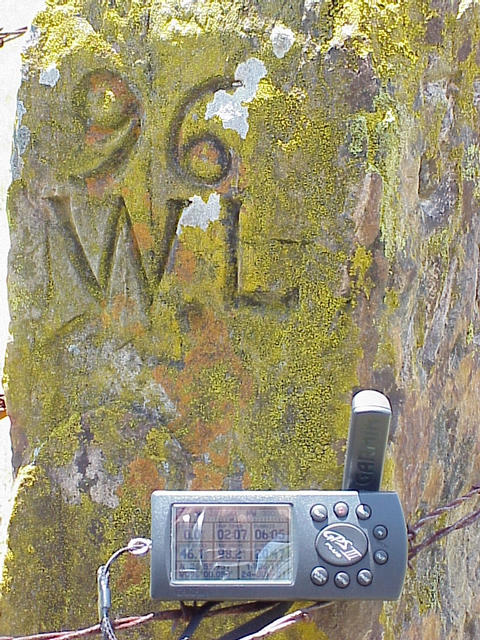 Geological Survey Stone with GPS