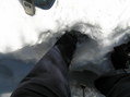 #4: My unprotected feet in the snow at the confluence.  Better head out before they freeze.
