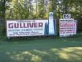 #10: Welcome sign for Gulliver.