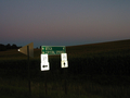 #5: Sign post towns and roads we were on