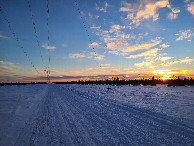 #8: An awesome sunset (on the way back)
