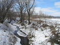 #9: Nearest ditch to the confluence, about 1 kilometer southeast of the confluence, looking southwest.