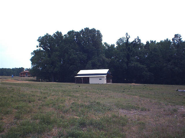 facing east showing the barn