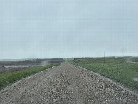 #8: Closest road to the confluence point, looking west.  