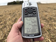 #6: GPS reading at the confluence point.