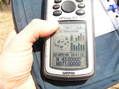 #3: GPS reading at the confluence.