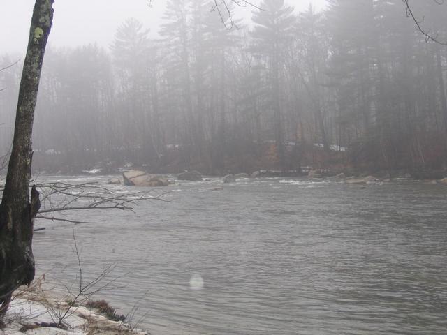 The mighty Saco to the north of the confluence