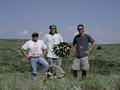 #2: Us, by the constructed monument, (l-r) Nathan, Ben and Jonathan