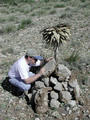 #5: Nathan scratching the details on the cairn