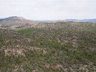 #9: View East, from 120m above the point