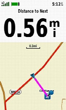 #2: My GPS receiver, 0.56 miles from the point