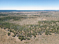 #11: View West, from 120m above the point