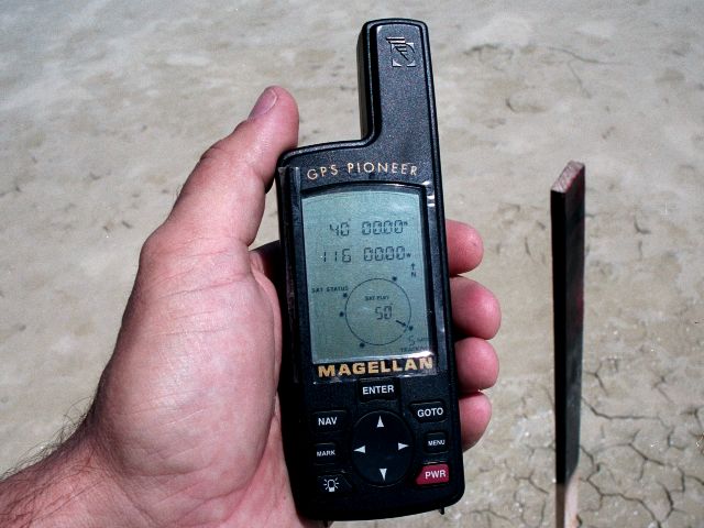  GPS reading at the confluence