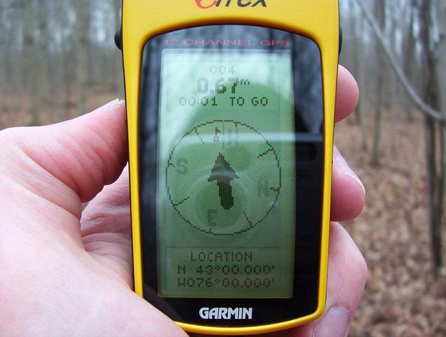 View of GPS screen